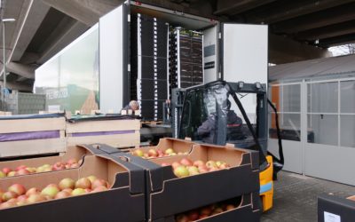 Viele Lebensmittel für das Verteilzentrum Siegen