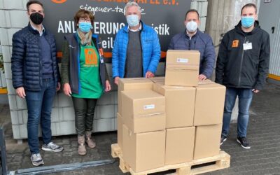 Round Table 110 Siegen spenden zum zweiten Mal 50 Essenspakete an die Siegener Tafel